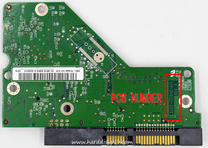 WD10EVDS WD PCB Controller Circuit Board 2060-701640-001 REV A (image for) WD10EVDS WD PCB Controller Circuit Board 2060-701640-001 REV A